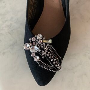 WHBM Hematite swag shoe clip